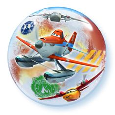 Qualatex Bublina - Letadla 2: Hasiči a záchranáři (DISNEY) 22"/56cm