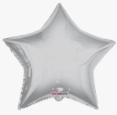 Kaleidoscope Hvězda stříbrná 36"/91cm fóliový balónek