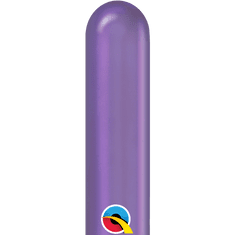 Qualatex Q260 Balónek (152cm:5cm) CHROME fialový (100ks/bal)