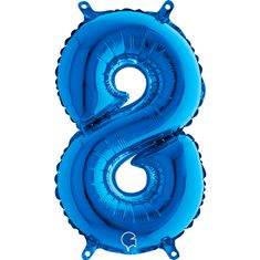 Grabo ČÍSLICE MODRÁ MINI 8 (35cm,14") fóliový balónek nafukovací