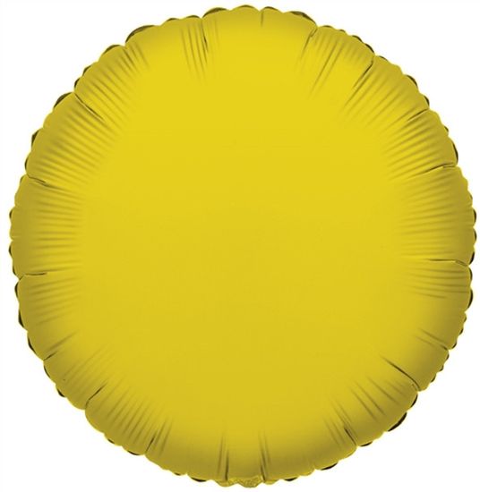 Kaleidoscope Kruh - žlutý 18"/46cm fóliový balónek