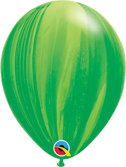 Qualatex 11"/28cm Balónek Qualatex mramor zelený 1ks