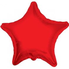 Kaleidoscope Hvězda červená 18"/46cm fóliový balónek