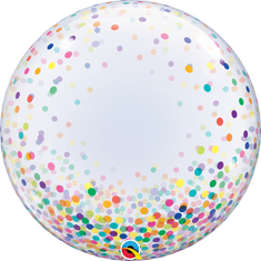 Qualatex Bublina DECO - Konfety barevné 24"/61cm