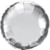 Qualatex Kruh - stříbrný 36"/91cm fóliový balónek