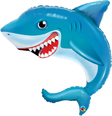 Qualatex Vysmátý žralok 36"/91cm fóliový balónek