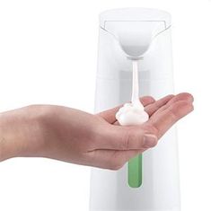 automatický dávkovač na mýdlo, bezdotykový, bílý