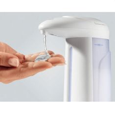 automatický dávkovač na mýdlo, bezdotykový, bílý