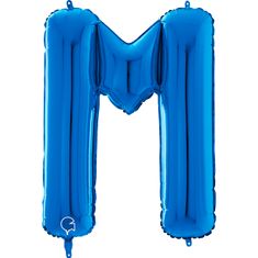 Grabo PÍSMENO MODRÉ M (66cm,26") fóliový balónek nafukovací