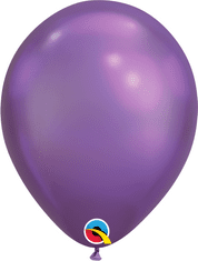 Qualatex Balónek Qualatex CHROME 11" fialový (100ks v balení)