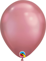 Qualatex Balónek Qualatex CHROME 18cm - růžový 100ks