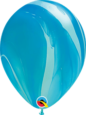Qualatex 11"/28cm Balónek Qualatex mramor modrý 1ks