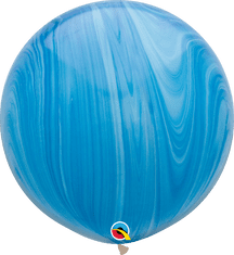 Qualatex Balónek - Modrý achát 30"/76cm