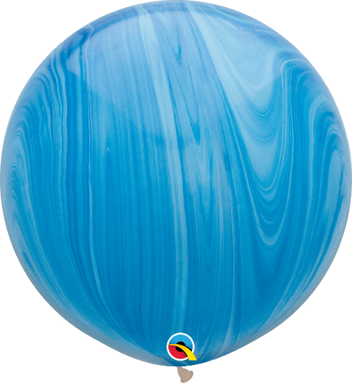 Qualatex Balónek - Modrý achát 30"/76cm