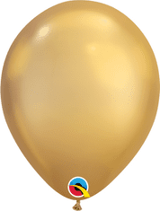 Qualatex Balónek Qualatex CHROME 11" zlatý (100ks v balení)