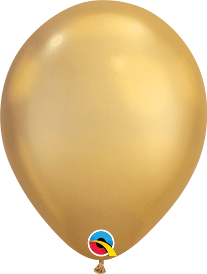 Qualatex Balónek Qualatex CHROME 11" zlatý (100ks v balení)