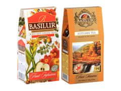 sarcia.eu BASILUR - Sada sypaných podzimních čajů - ovocný nálev + javorový čaj, 100g 