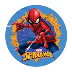 Dekora Jedlý papír Spiderman v pavučině 20cm -
