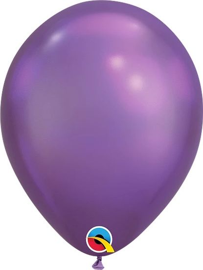 Qualatex Balónek Qualatex CHROME 11" fialový (25ks v balení)
