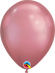 Qualatex Balónek Qualatex CHROME 11" růžový (100ks v balení)