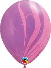 Qualatex 11"/28cm Balónek Qualatex mramor fialovo-růžový 1ks
