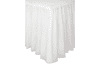 Ubrusová sukně plastová bílá 427x74cm