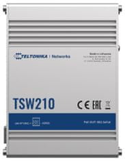 Teltonika průmyslový nemanažovaný switch TSW210 8port 10/100/1000M + 2x SFP