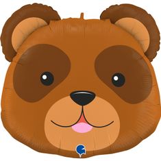 Grabo Medvěd hlava 29"/74cm fóliový balónek nafukovací