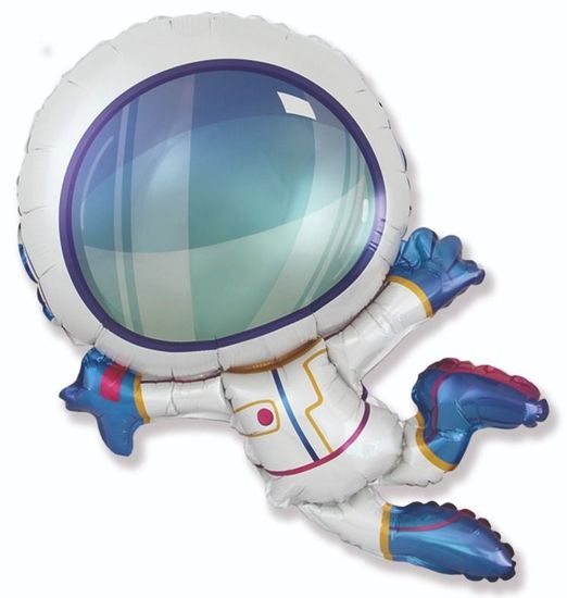 Flexmetal Astronaut 90cm x 57cm fóliový balónek