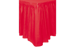 Unique Ubrusová sukně plastová červená 427x74cm