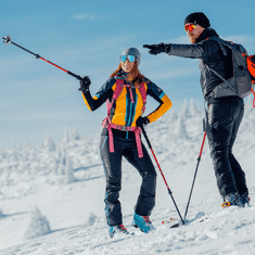 Northfinder 2-dílné ski-touringové hole odolné 145 PERFORMANCE