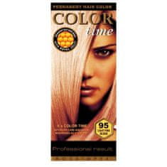 Rosaimpex Color Time Permanentní Barva na vlasy 95 světle růžová blond 100 ml