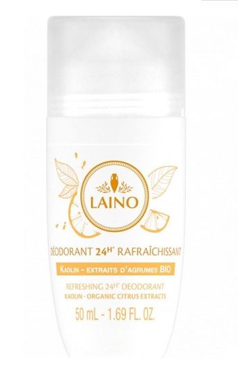 Laino deodorant Citrus & Kaolin 50ml dámský tělový deodorant s vůní citrusů