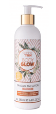 Skinny Tan Body Glow 280ml lotion medium tělové mléko pro postupné opálení