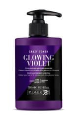 Black professional line Black professional Crazy toner Glowing Violet 300ml permanentní toner na vlasy