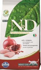 N&D PRIME Cat GRAIN FREE Adult Chicken & Pomegranate 1,5 kg