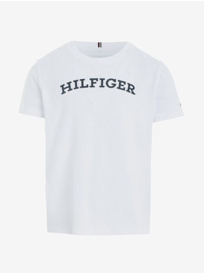 Tommy Hilfiger Bílé dětské tričko Tommy Hilfiger