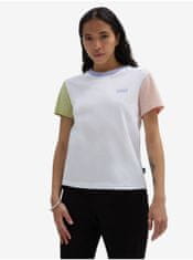 Vans Bílé dámské tričko VANS Colorblock XS