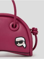 Karl Lagerfeld Tmavě růžová dámská kabelka KARL LAGERFELD UNI