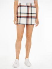Calvin Klein Krémová dámská kostkovaná sukně Tommy Hilfiger S