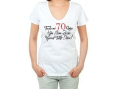 Divja Narozeninové tričko k 70 pro ženu SK - velikost L