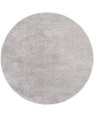 Flair Kusový koberec Shaggy Teddy Grey kruh 133x133 (průměr) kruh