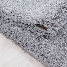 Ayyildiz AKCE: 160x195 cm Metrážový koberec Life Shaggy 1500 light grey (Rozměr metrážního produktu Bez obšití)