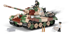 Cobi Stavebnice II WW Panzer VI Tiger Ausf. B Konigstiger, 1000 k, 2 f