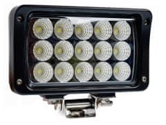 Iso Trade Hranaté přídavné LED světlo - 15 LED | černé