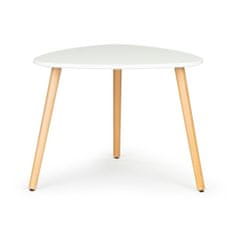 EcoToys Moderní skandinávský konferenční stolek | bílý