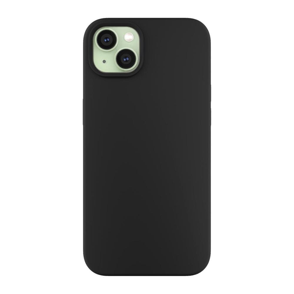 Levně Next One Silicone Case for iPhone 15 MagSafe compatible IPH-15-MAGCASE-BLACK - černé