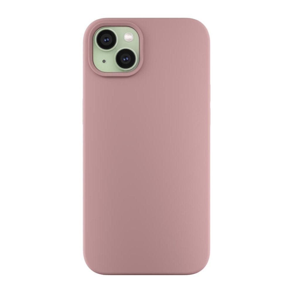 Levně Next One Silicone Case for iPhone 15 Plus MagSafe compatible IPH-15PLUS-MAGSAFE-PINK - růžové