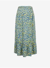 Mama.licious Žluto-modrá květovaná těhotenská sukně Mama.licious Fransisca L