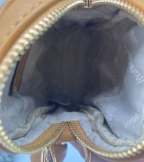 Marina Galanti small mini bag Libena – malá trendy kabelka do ruky i přes tělo s ozdobným uchem - hořčicová